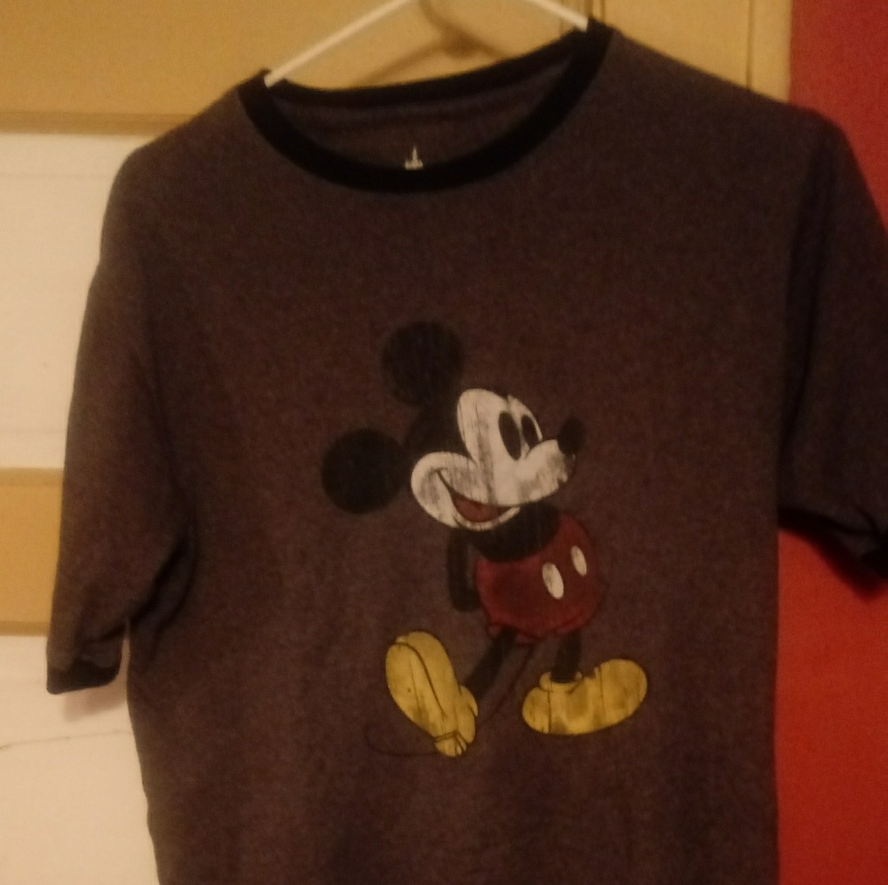 Disney gray Mickey Mouse knit top  gis size 1X